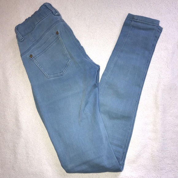 Cute Blue Mid Rised Jeans - Picture 1 of 3